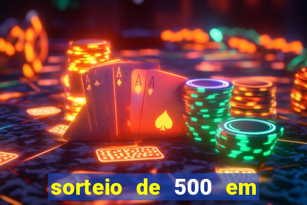 sorteio de 500 em cash toda segunda feira novibet