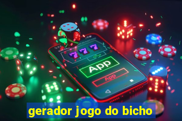 gerador jogo do bicho