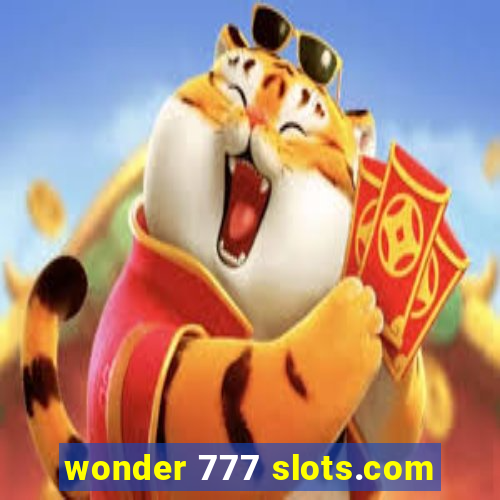 wonder 777 slots.com